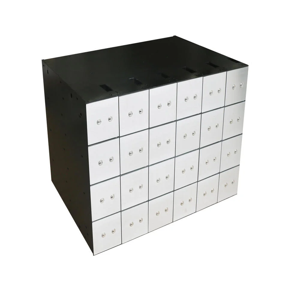 Safe Deposit Box Stainless Steel Material with Dual Key Lock for Security Safe Deposit Locker