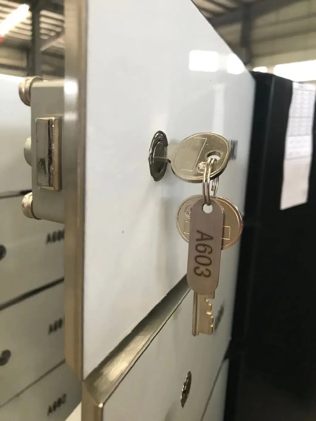 Safe Deposit Box Stainless Steel Material with Dual Key Lock for Security Safe Deposit Locker