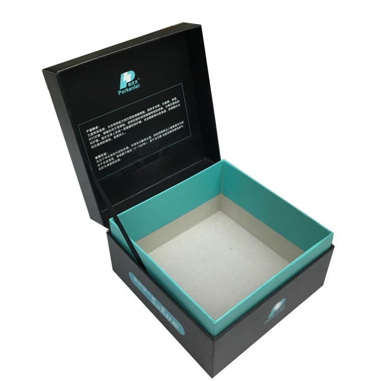 Paper Cardboard Silver Foil Black Gift Boxes Key Cap Paper Gift Box