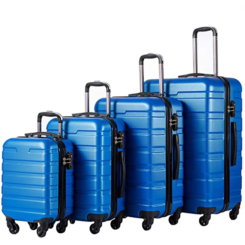 Promotion Cheap ABS Shell Zipper Carry-on Rolling Suitcase Wholesale SKD Other Luggage (old) Bag Sets Aluminum Trolley Tsa Loock 4 Wheels Travel Kid&prime;s Luggage