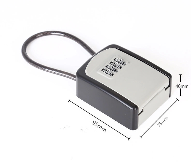 Portable Hide Outdoor Wall Mounted Safe Storage Box Locks Key Digital Combination Key Safe Box