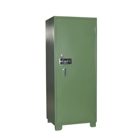 Green Color Single Door Weapon Storage Cabinet Refile Electronic Gun Safe