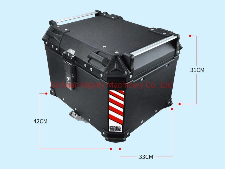 Motorcycle Trunk Box Electric Scooter Universal Aluminum Alloy Tail Box Luggage