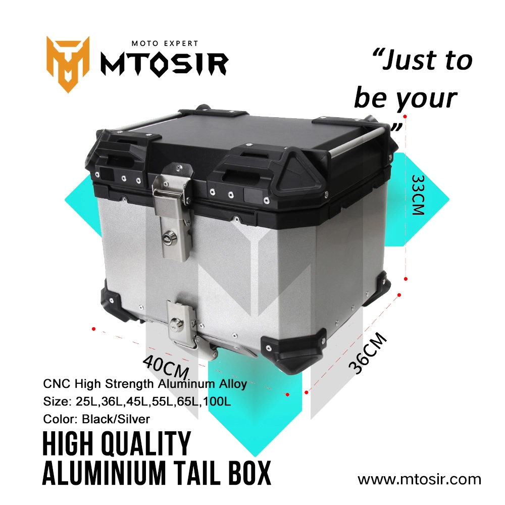 Aluminium Tail Box Silver High Quality Motorcycle Accessories Luggage