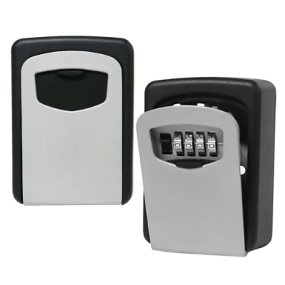 Square Aluminium Alloy Metal Secure Safe to Hide Key Lock Box
