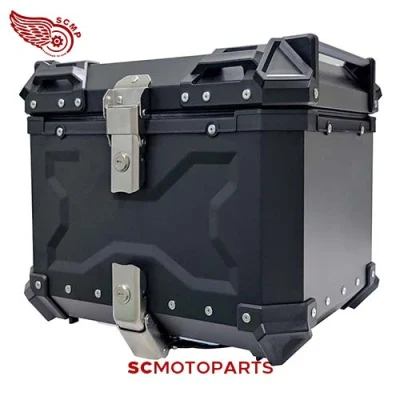 Motorcycle Trunk Box Electric Scooter Universal Aluminum Alloy Tail Box Luggage